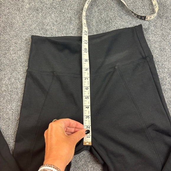 SPANX ASSETS Women’s Black Thicker Leggings with Front seam size: Medium - Picture 4 of 7